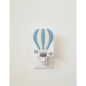 Veilleuse Balade En Mongolfiere Bleu