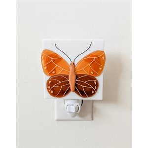 Veilleuse La Volee De Papillons Orange