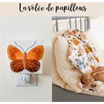 Veilleuse La Volee De Papillons Orange