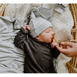 Bonnet 0-6mois Gris Pale