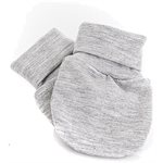 Mitaines Nouveau-Ne - Gris Pale (0-3 Mois)